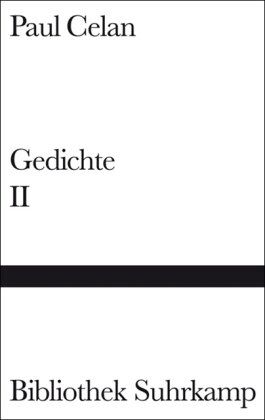Paul Celan - Gedichte in zwei Bänden, Band 2 - Preis vom 04.10.2026 03:51:26 h