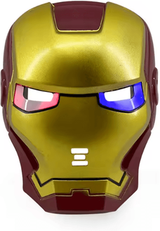 Inspire Essentials Kids Superhero LED Light Up Mask For Cosplay And Costume Play iron Man