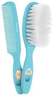 Beter Brush & Comb for Baby Blue Set 2 pcs