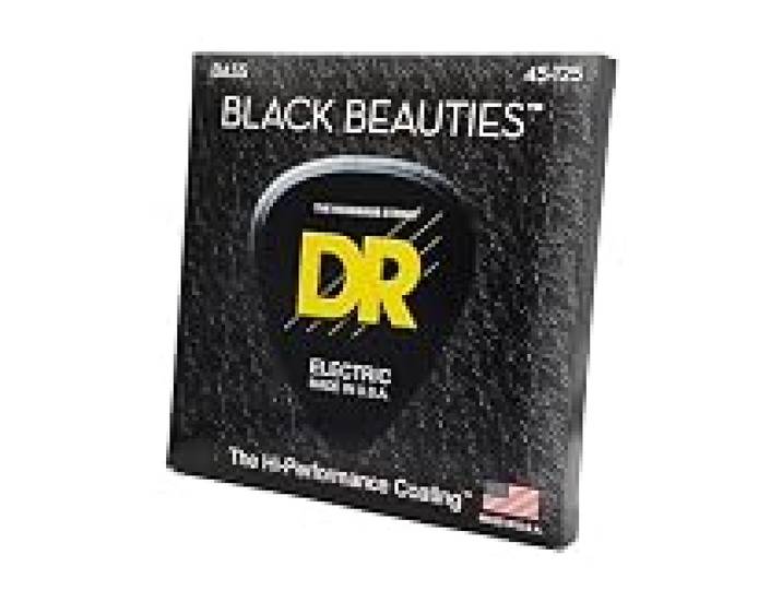 DR Strings BEAUTIES 45-125 Jeu de Cordes pour Guitare Basse Noir