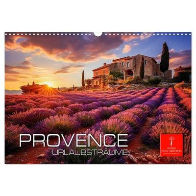 Provence Urlaubsträume (Wandkalender 2026 DIN A3 quer), CALVENDO Monatskalender