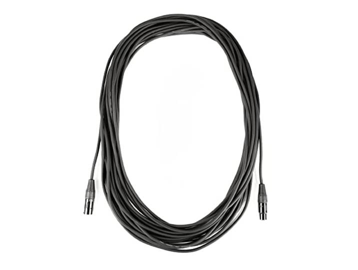 lightmaXX Ultra Series 3-Pin DMX Cable 20m (Black) - DMX-kabel