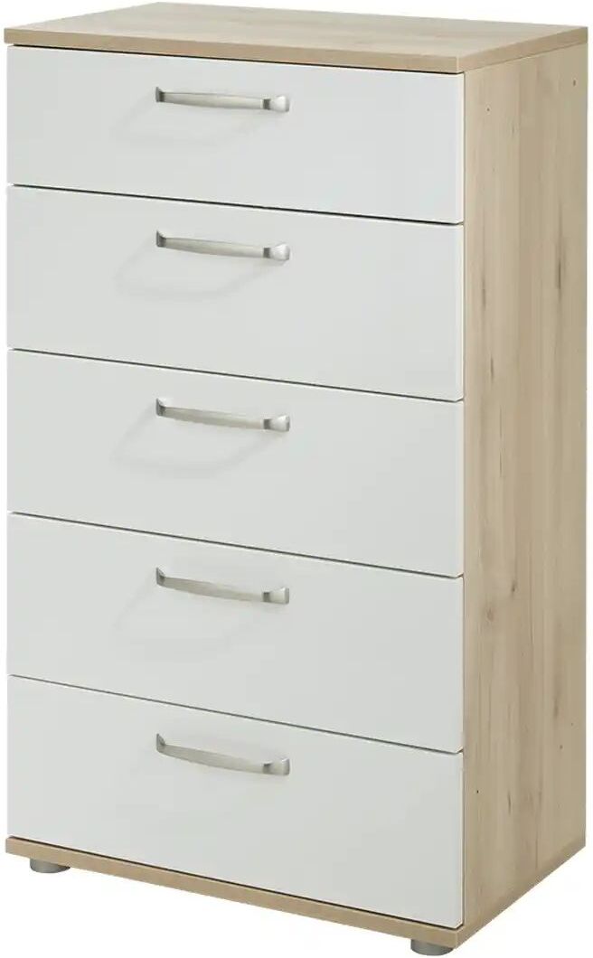 Höffner Kommode  Paris ¦ weiß ¦ Maße (cm): B: 60,3 H: 101,5 T: 36.0