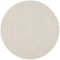 In- und Outdoorteppich  Tenerife Plus , creme , Synthetische Fasern Ø: 160