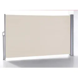 HC Home & Living Seitenmarkise aus Aluminium, ca. 3 x 1,6 m - Beige