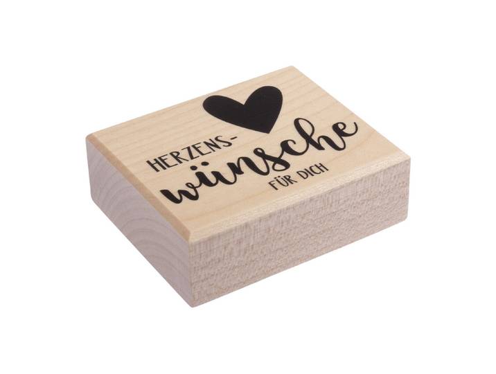 Stempel Herzenswünsche für dich , 5x6cm