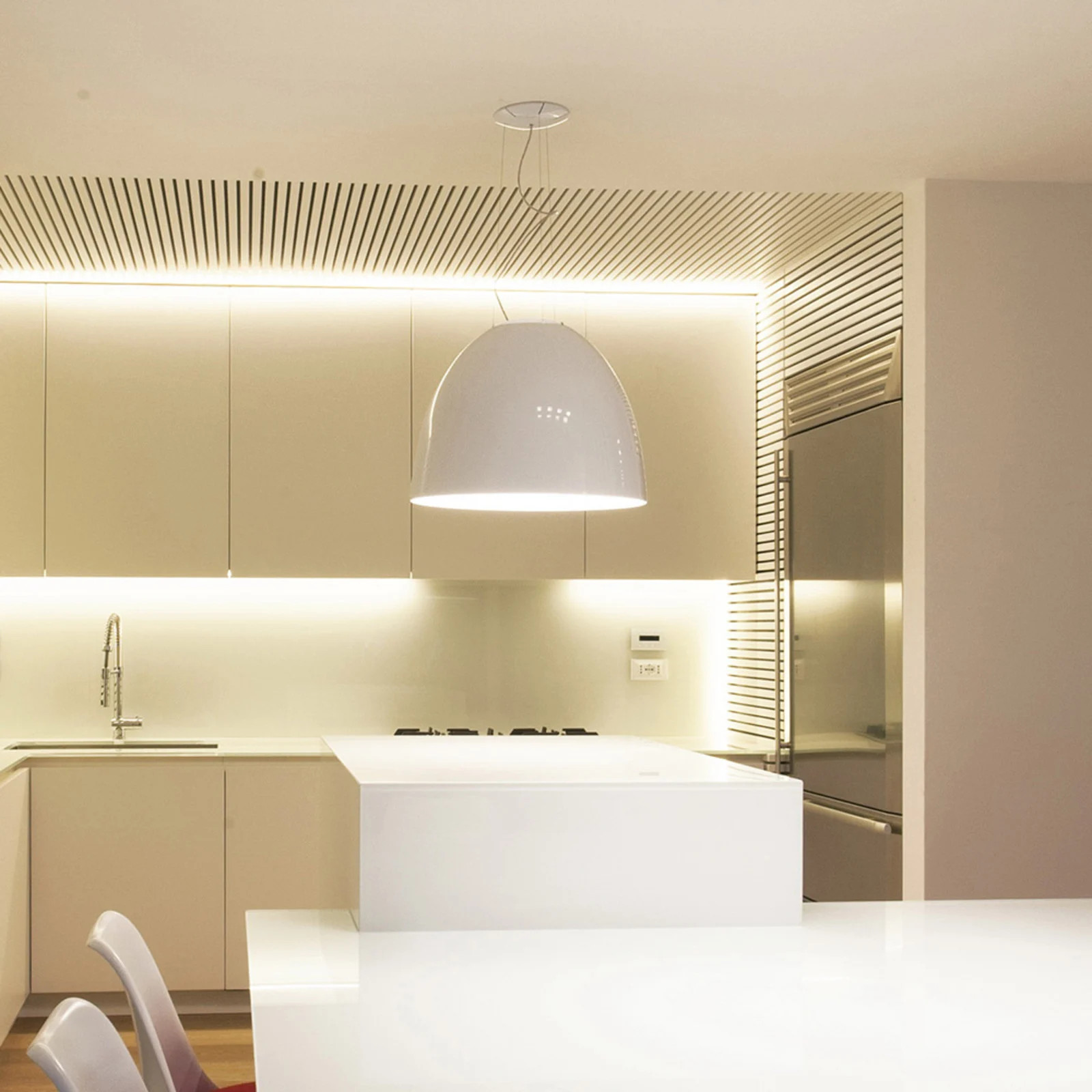 Artemide Nur Gloss LED hanglamp wit - App-bedienbaar