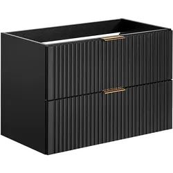 WASCHTISCHUNTERSCHRANK 80.4cm Adriel Mattschwarz