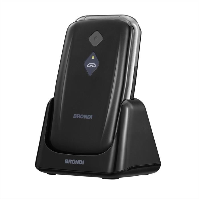 Brondi Cellulare Amico Sicuro Plus-black Metal