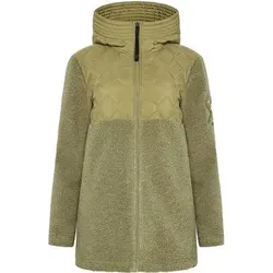 DIDRIKSONS Damen Unterjacke BIBI WNS FULLZIP 2, Größe 38 in Grün Grün