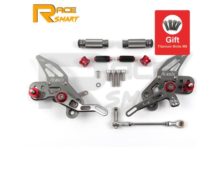 Pour KAWASAKI Z125 Pro 2016-2023, repose-pieds arrière réglables CNC, repose-pieds, pédales, Z 125 Pro 2017 2018 19