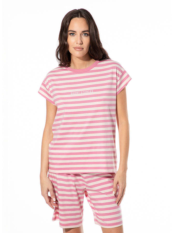 SHORT STORIES Pyjama-Oberteil in Rosa - S