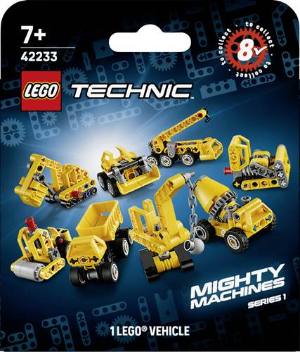 42233 LEGO TECHNIC Mächtige Maschinen Überraschungsbox Bauspielzeug Fahrzeuge zum Sammeln Geschenkidee für Kinder ab 7 Jahren