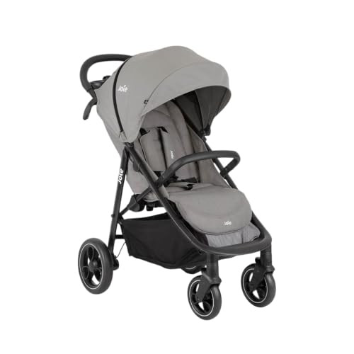 Joie Litetrax Pro kinderwagen, Pebble, geschikt als Travel System met ligstand en regenhoes