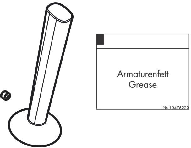 Hansgrohe Griff PuraVida Mischer chrom 95287000