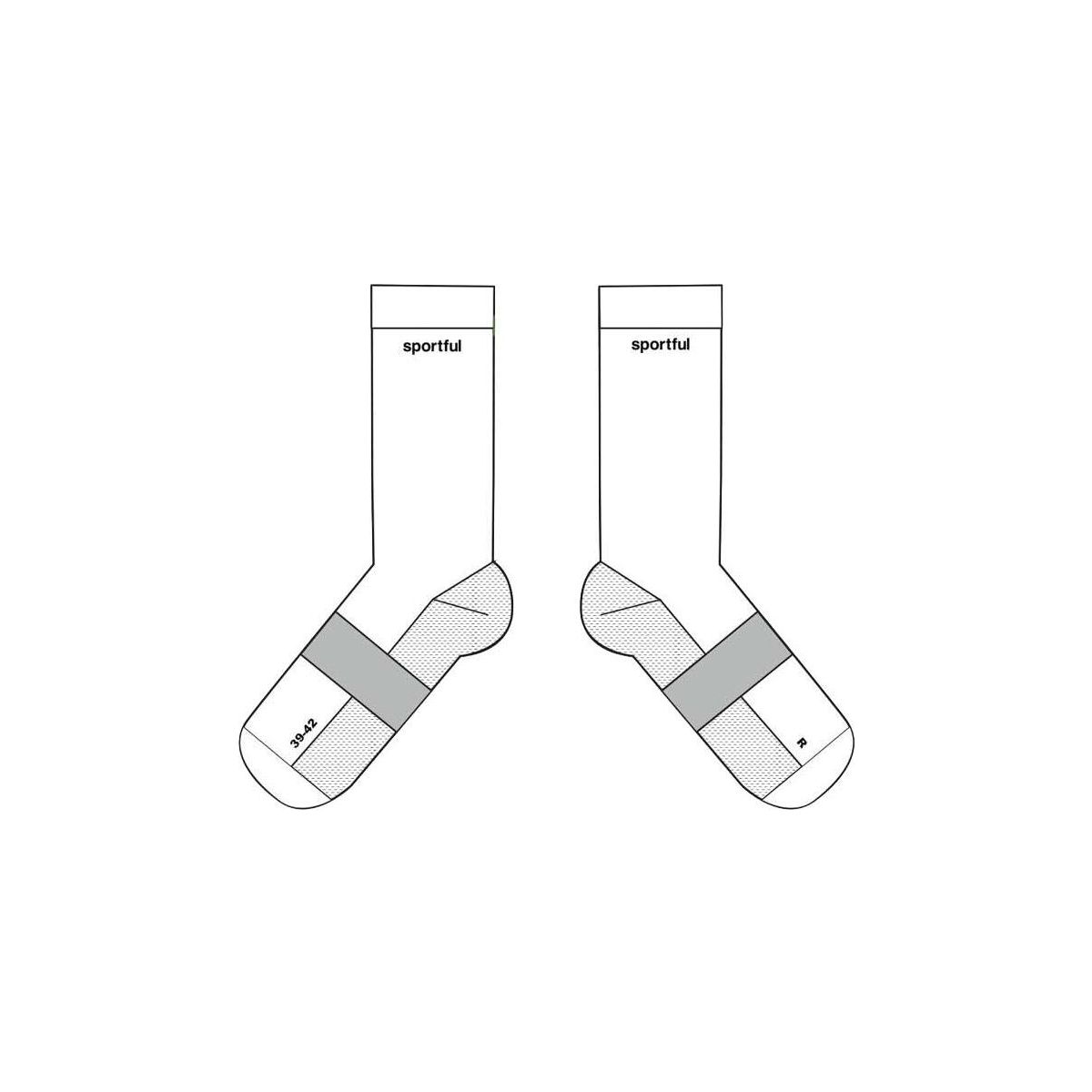 Sportful Classic 2 Merino Socks white (101) M 1126532-101-M