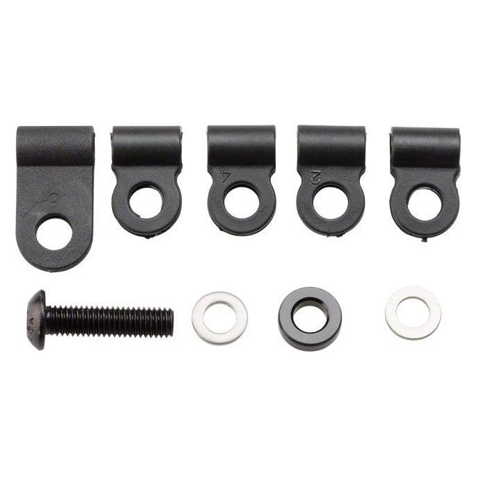 Salsa Split Pivot Cable Guide Service Kit, black (40080282)