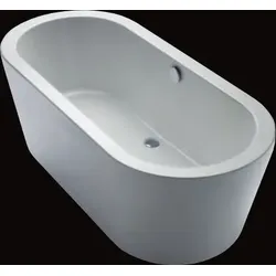 Repabad Livorno 170/80 oval F freistehende Badewanne, L: 1700, B: 800, H: 610 mm, weiss 31669W