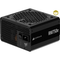 RM750e, PC-Netzteil schwarz, 1x 12 Pin High Power GPU, 1x PCIe, Kabel-Management, 750 Watt
