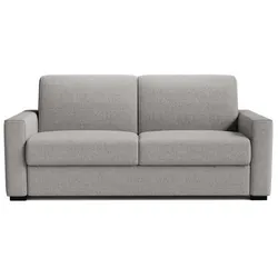 Madinitaly, Sofa + Bettsofa, Express-Schlafsofa - 3 Sitze - BL018 - Stoff Como 20 ASH - 190 x 100 x 87 cm (3-Sitzer)