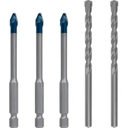 BOSCH Bohrer-Set EXPERT HEX-9 HardCeramic Mixed 5-teilig