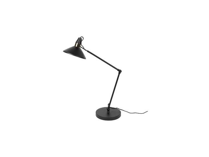 Lampe à poser en acier noir Jona