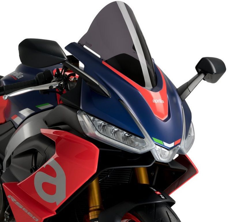 Bulle Puig R-RACER + 7 cm Fumé foncé