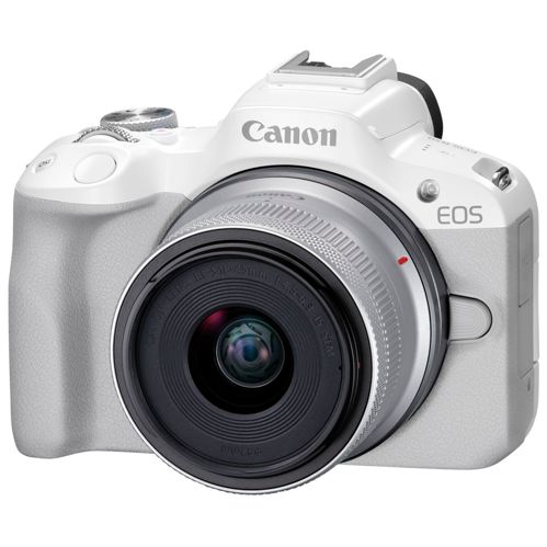 Canon EOS R50 weiss Kit + RF-S 18-45 IS STM