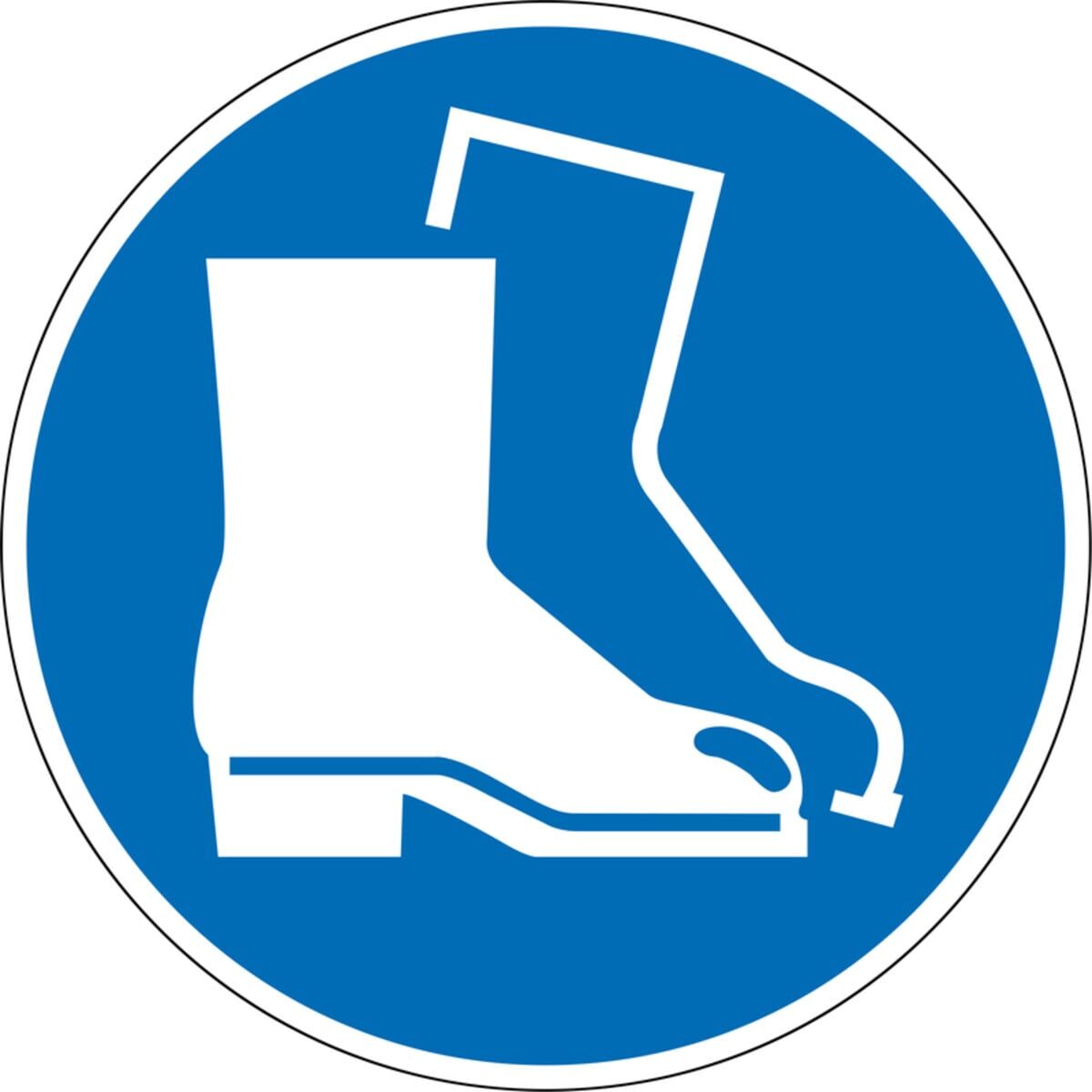 Eichner Gebotsschild Fußschutz benutzen 31,5 cm PVC (9225-11110-031)