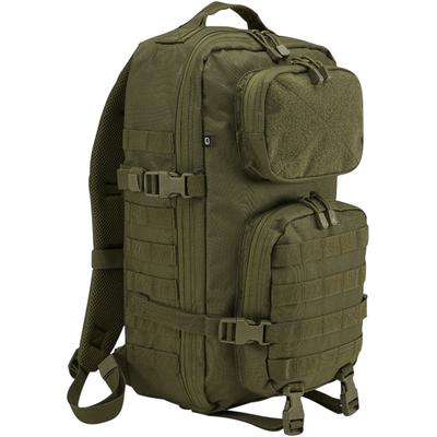 Rucksack BRANDIT "Brandit Unisex US Cooper Patch Large Backpack", Gr. onesize, grün (olive), Polyester, Rucksäcke Rucksack