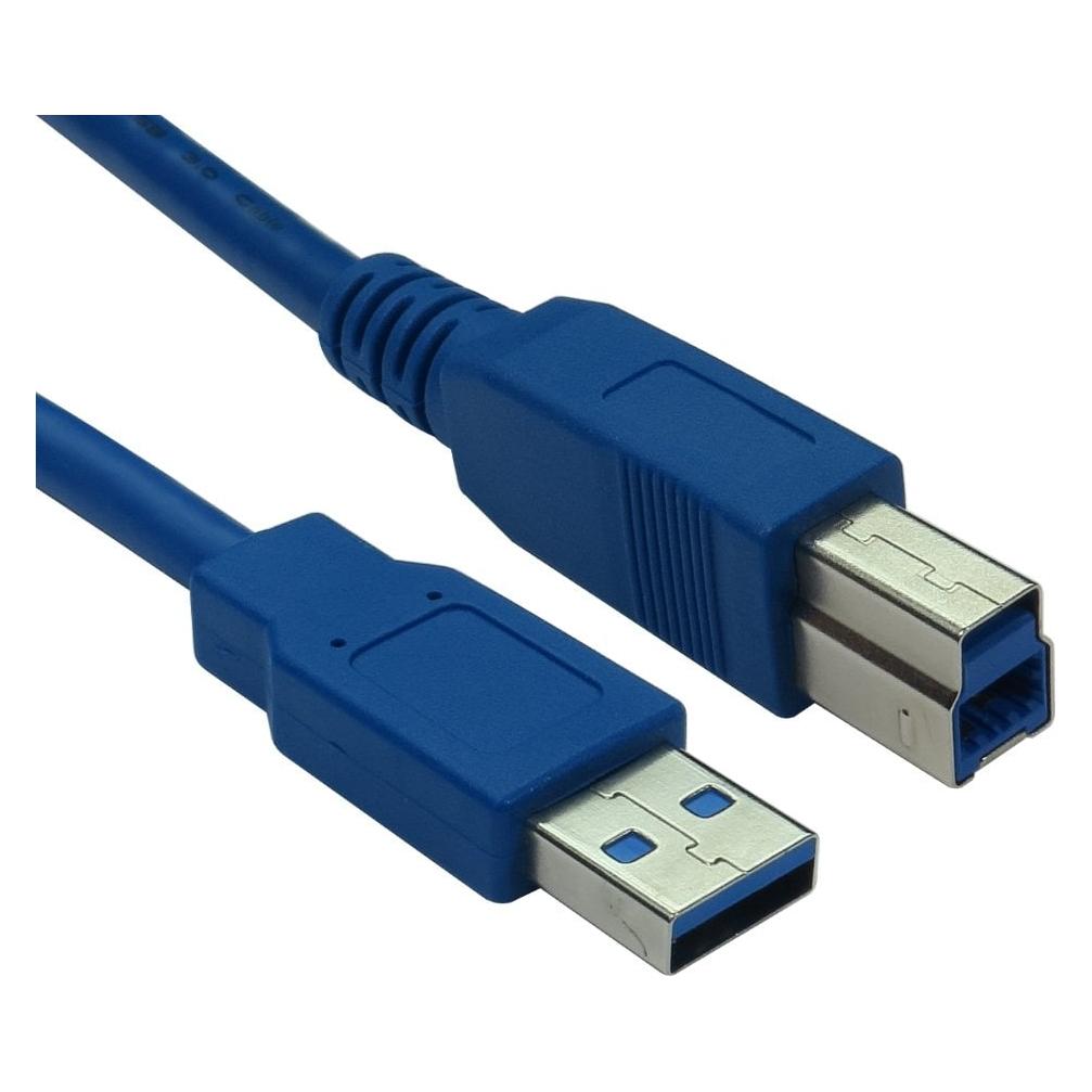 Cables Direct CDL 5MTR USB 3.0 A M - B M BLUE (5 m) (USB3-805BL)