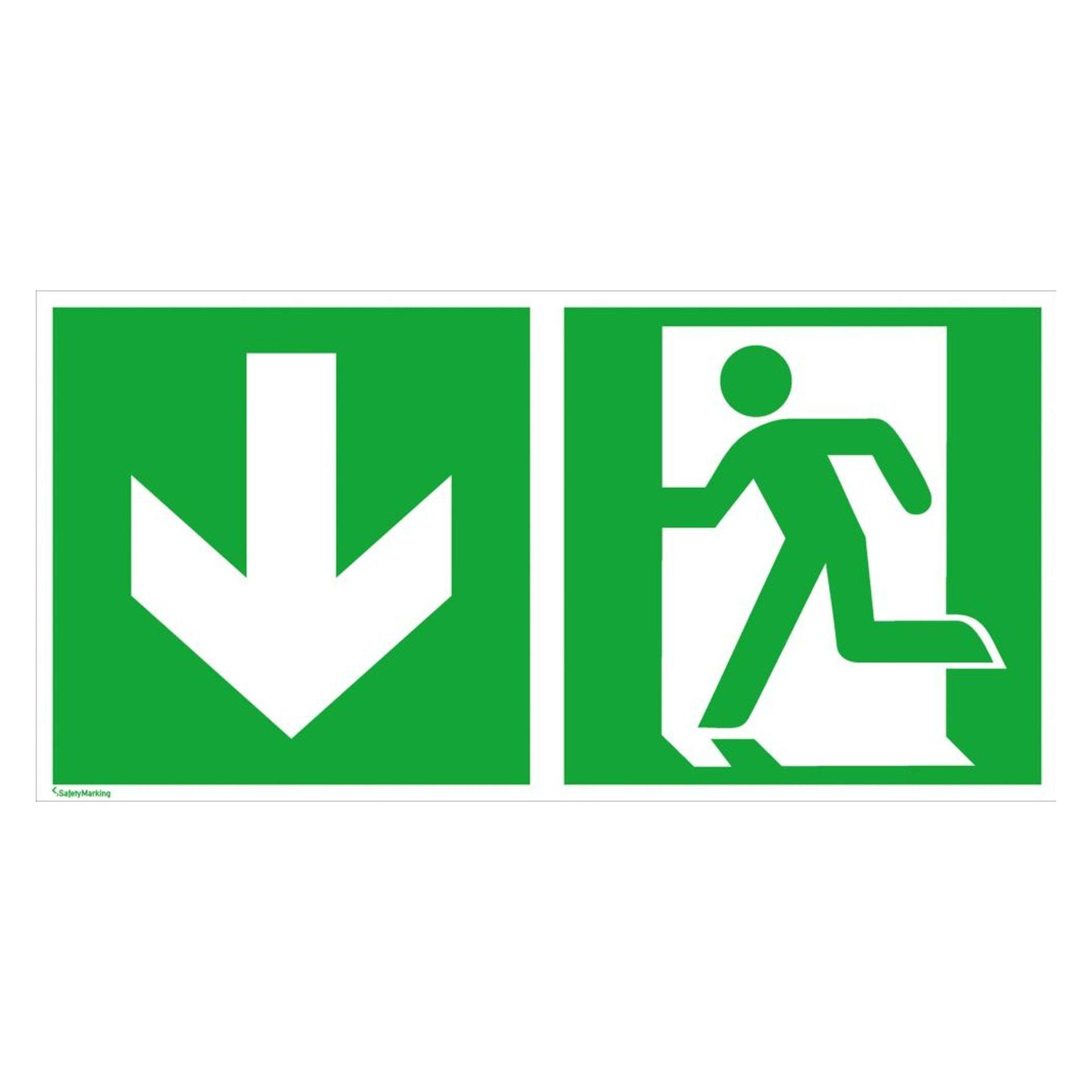 Magni Format 4044589113627 - Rettungsz. 200 x 400 mm Fol. Notausgang (4044589113627)