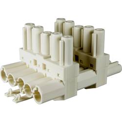 Adels-Contact 18090 T-Verteiler T-Verteiler Gesamtpolzahl: 5 + PE 20 A Weiß 50 St. Piece