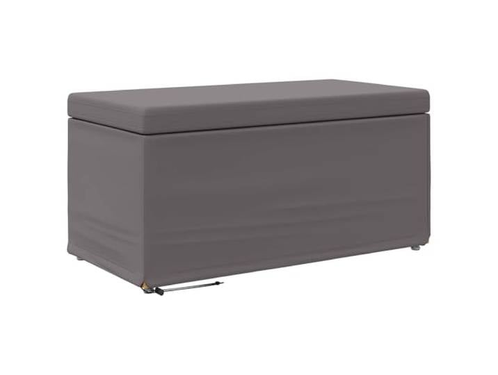 HKLGBVCR Hocker, grau, 81 x 41 x 40 cm, Kunstleder und Holz aus Technik Skandinavisches Design, einfache Montage, Knödelfüße, weiche Sitzfläche, einfache Pflege, Innendekoration