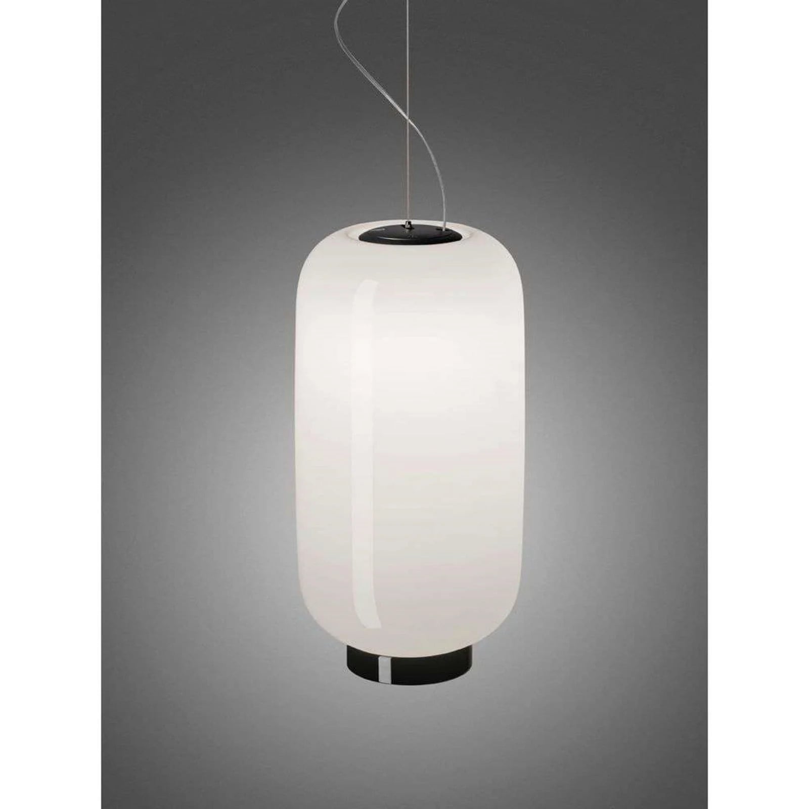 Foscarini Chouchin 2 Reverse Hanglamp Graphite/Black met Glas