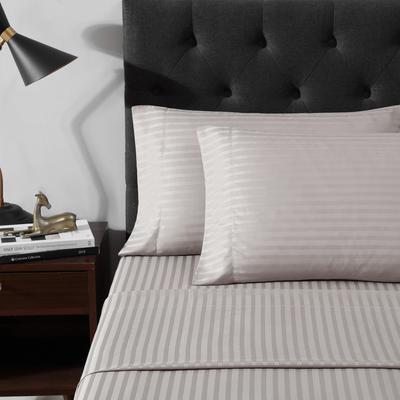 Vera Wang Dobby Stripe Cotton Sheet Set