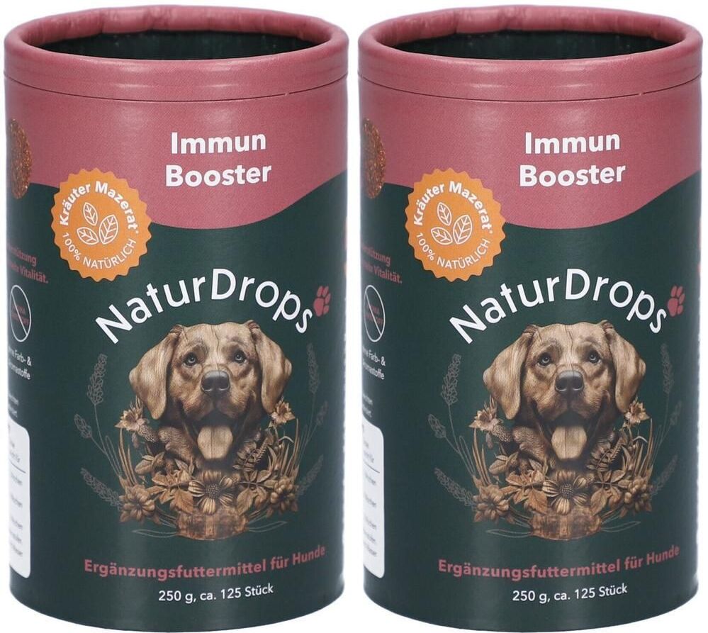 No Brand Naturdrops Immun Booster Erg.Futterm.f.Hunde 2x 2x250 g