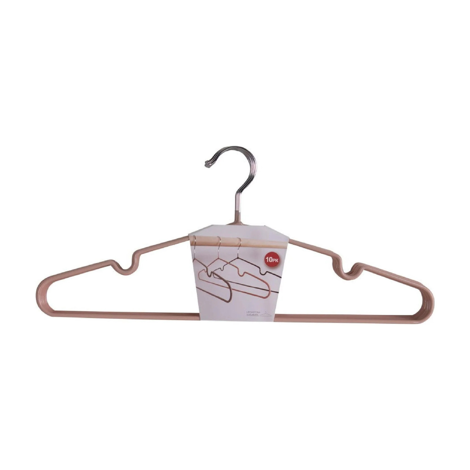Nest of Nora Kledinghangers set van 10 - Metaal - Rose
