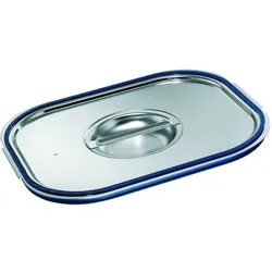 B.PRO Gastronorm Dichtungsdeckel für GN mit Bügelgriff Edelstahl-GN 1/2 (325 x 265 mm)