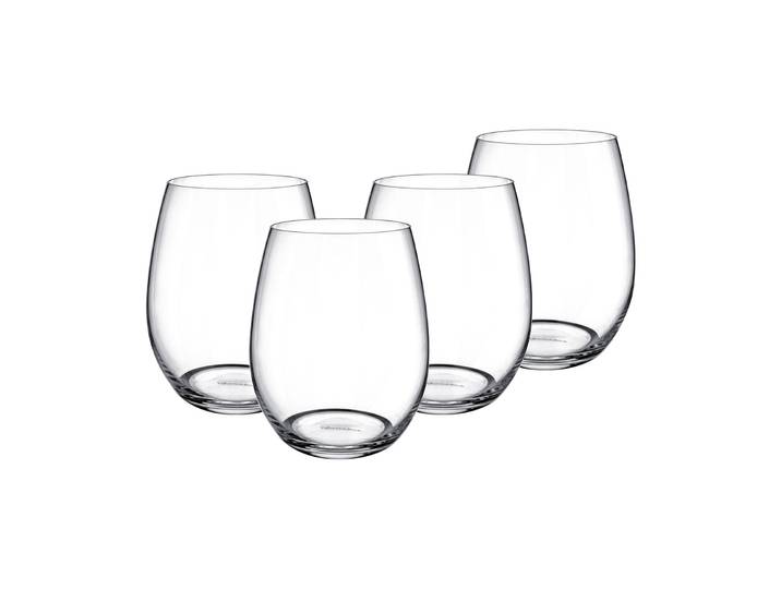 Glas VILLEROY & BOCH Wassergläser Entrée 480 ml 4er Set transparent , bunt (transparent), Glas, Trinkgefäße, Glas
