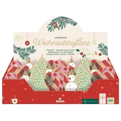Moses Anhänger Weihnachtsglanz (4er Set)