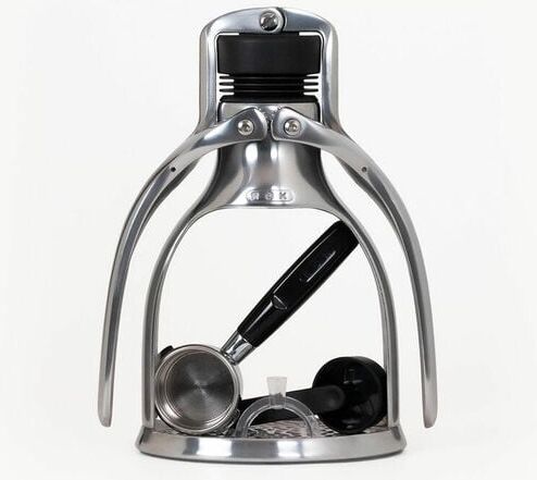 Handhebelmaschine Rok Espresso Gc Chrome - - MaxiCoffee