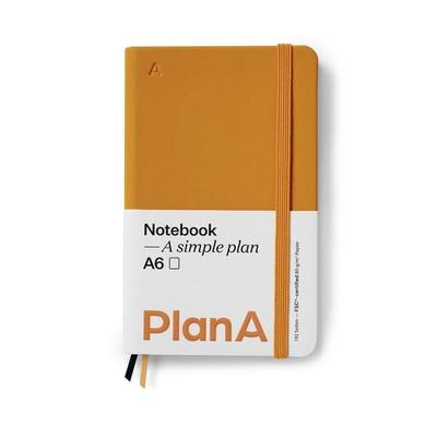 Notizbuch A6 Hardcover Blanko Mandarin Orange, Gebundene Ausgabe von , Bücher.de