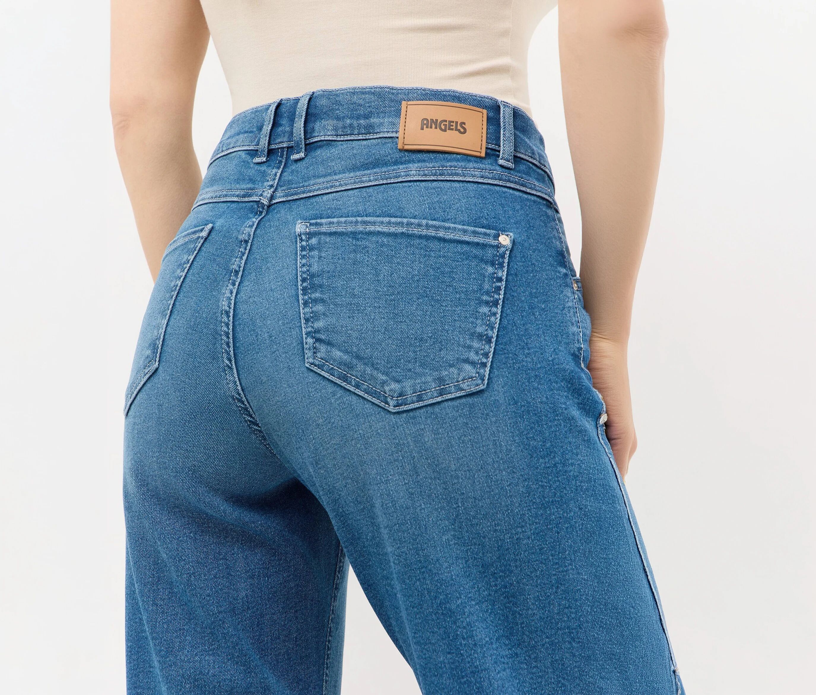 Angels Denim »Liz« Modern - Damen - Gr. 48 - blau