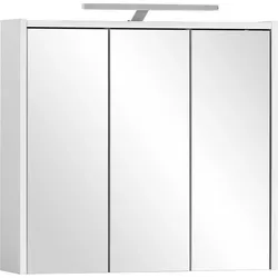 Badschrank Spiegel in modernem Design LED Beleuchtung