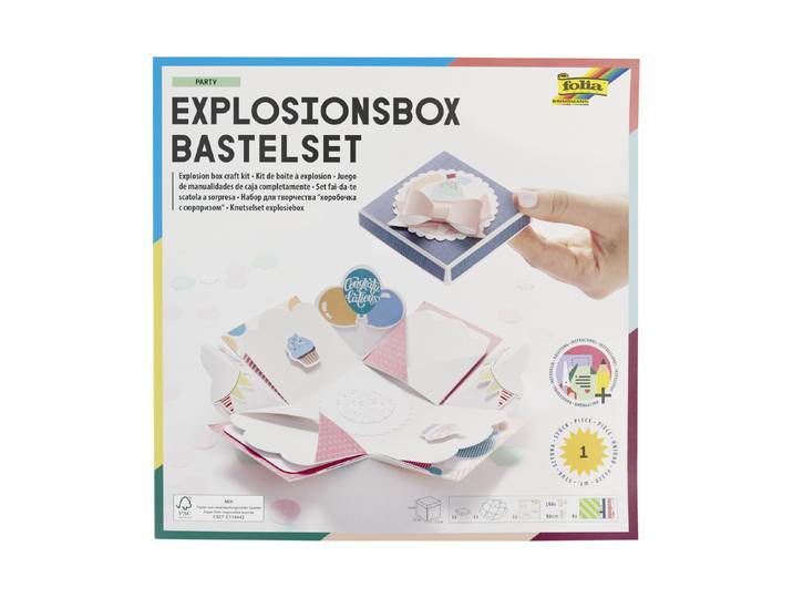 Folia Explosionsbox Bastelset Party