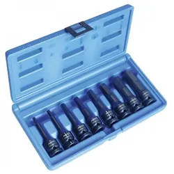 Astal, Steckschlüssel + Stecknuss, Innensechskant Schlagschraubernüsse 1/2" SW 5-19 mm Steckschlüssel Satz für Innensechskant Schrauben