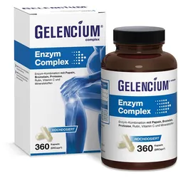 GELENCIUM Enzym Complex hochdos.m.Bromelain Kaps. 360 St
