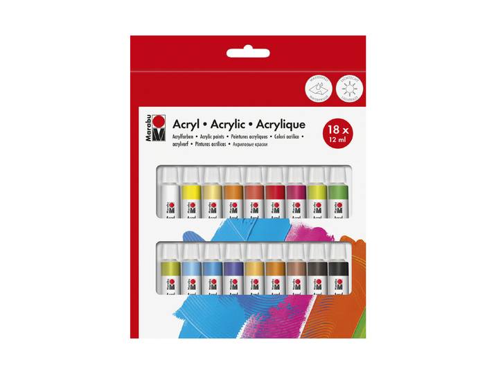 Marabu Acrylfarben-Set