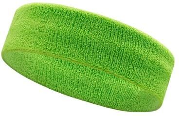Inspire Select 1pc Cotton Athletic Headband Sports Sweatband For Men & Women Running Basketball Gym Fitness Tennis Yoga fruit Green